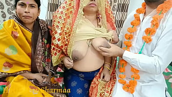 Malam Pertama Pengantin India Terbaik, Nikmati Seks Berdua Ditambah Ibu Mertua Yang Bergabung Jadi Threesome Panas
