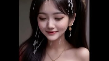 Gadis-gadis Hanfu Putih China Hasil Animasi Ai Tersipu Malu Dengan Tubuhnya Yang Penuh Cairan Sperma