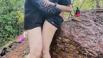 Gadis Thailand Amatir Digebuki Di Alam Terbuka – Pov Muncrat Di Dalam, Erangan Asli Thailand