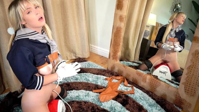 Pesona Cosplayer Lilly Bell Menggoyang Sybian Di Balik Tirai Bea Cukai