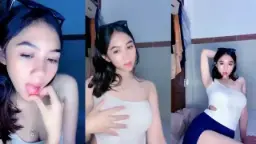 Belahan Payudara Basah Kakak Perempuan Menggoda Pascol Mango