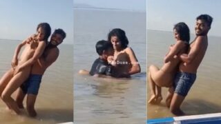 Nelayan Muda Menggila Di Laut, Meniduri Pacar Telanjangnya Yang Basah Kuyup
