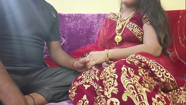 भाभी ने अपनी सुहागरात पर घागरा चोली पहनकर पति से पहले देवर की चूत की मरम्मत की