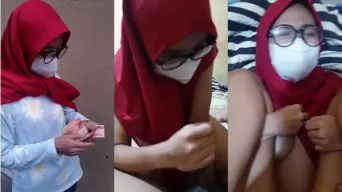 Gadis Berjilbab Tak Dikenal Yang Menggoda Di Kamar Kos