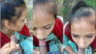 Cewek Punjabi Ngewe Di Luar Sambil Nyepong Kontol