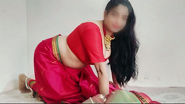 Bhabhi Merah Sari, Chut Chudai Panas, Suara Hindi Desi Bikin Makin Erotis.