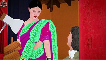 Desi Indian Bhabhi Bergairah Ngentot Kasar Tenant Muda